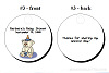Personalized Baby Shower Round Hang Tags Style #3 (1.5")