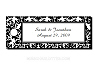 Personalized Damask Wedding Rectangle Hang Tags